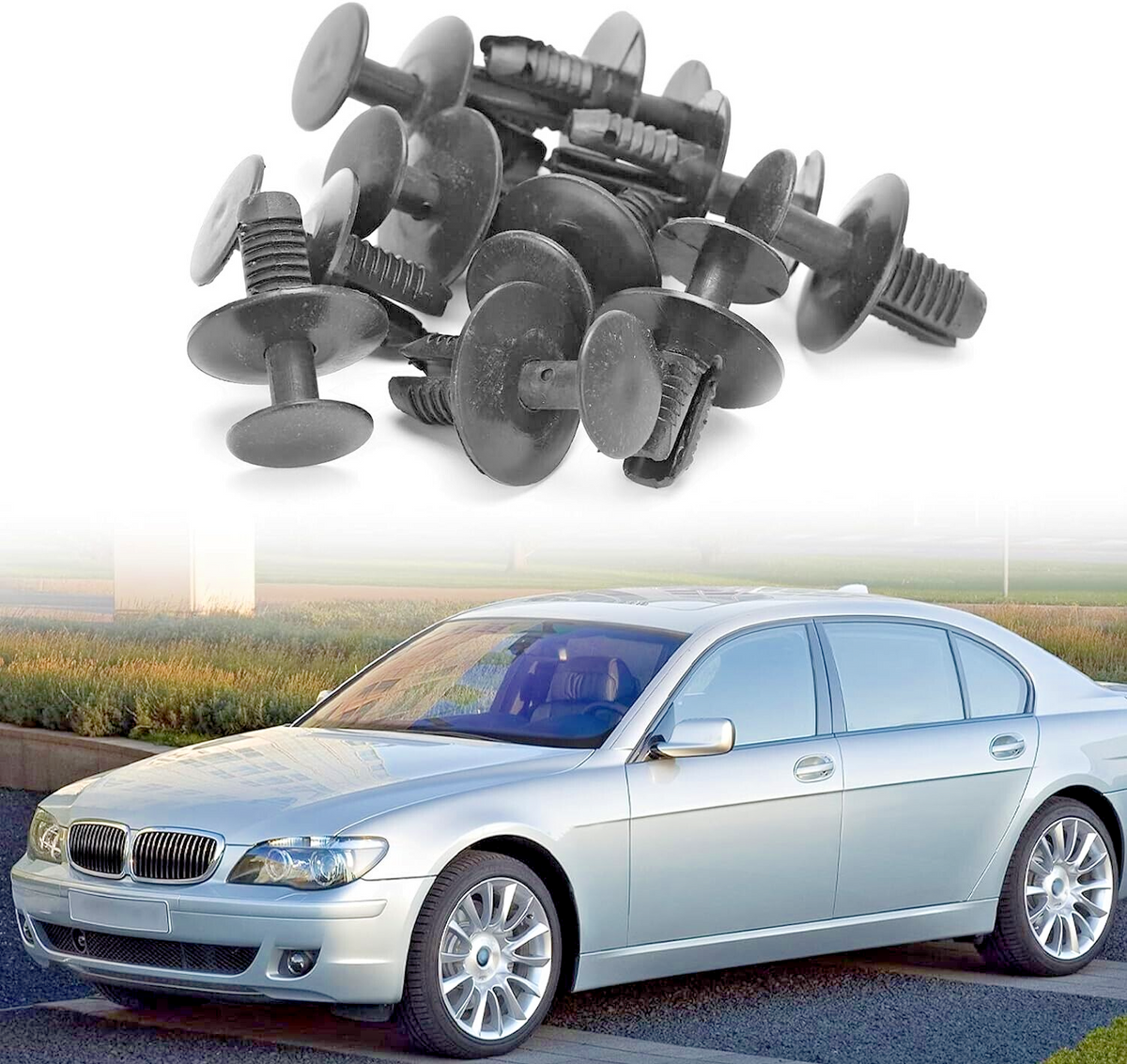 BMW Trim Clips Expanding Rivet 51471911992, 20x Qty for 1 2 3 4 5 6 7 X Z Series