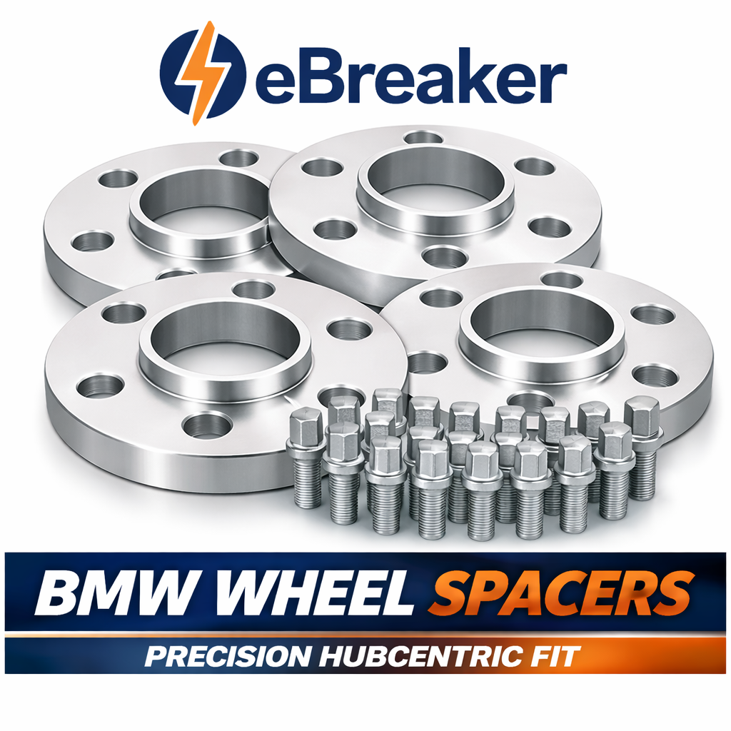 BMW 12mm Wheel Spacers 5x120 Hubcentric With Bolts x2  Precision Fit in Silver
