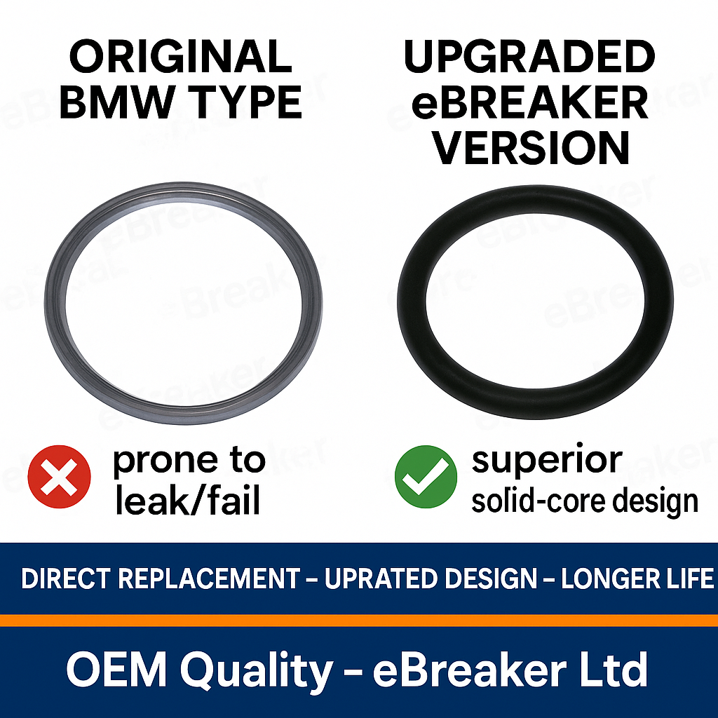 BMW Turbo Intercooler Hose Pipe Line Seal Ring Gasket # 13718596850 New UK Stock