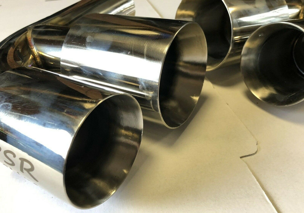 Silencer Delete Bypass  Exhaust  Cup Car Exit Pipes for PORSCHE 997 911 PSR9Line