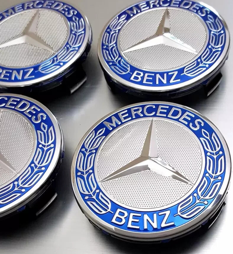 Mercedes Alloy Wheel Centre Hub Caps 75mm A B C E S M Class ML CLA