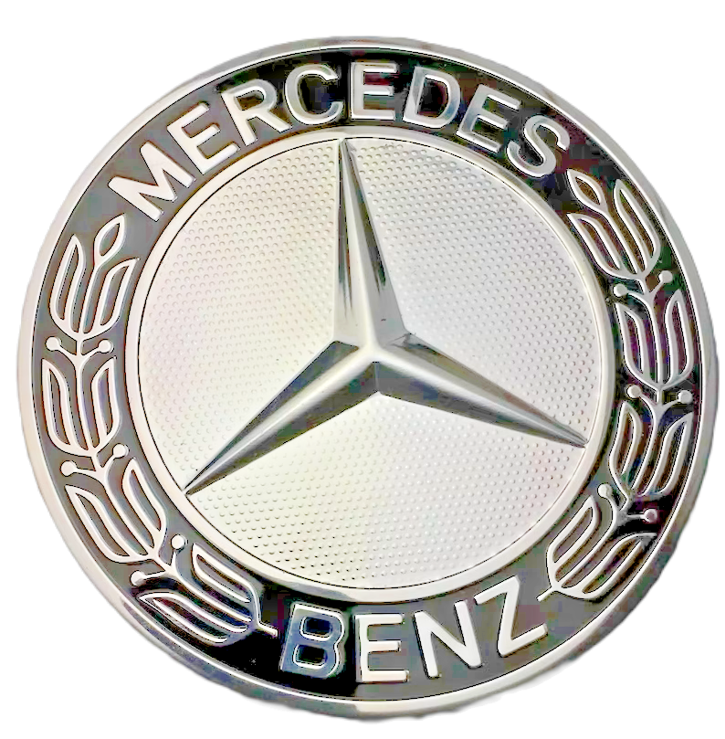 Mercedes Alloy Wheel Centre Hub Caps x4 - 75mm A B C E S M Class ML Black Chrome