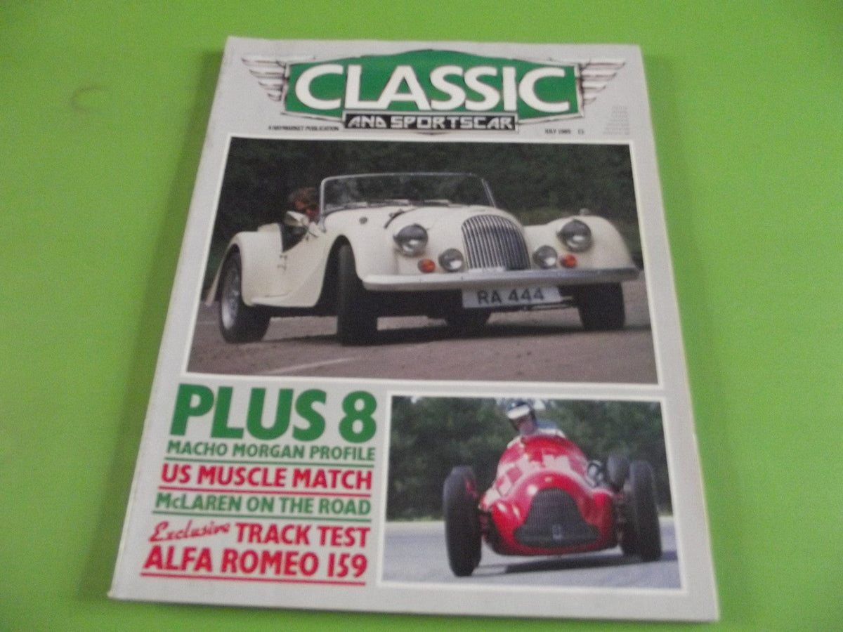 CLASSIC AND SPORTSCAR MAGAZINE JULY 1985 #c1