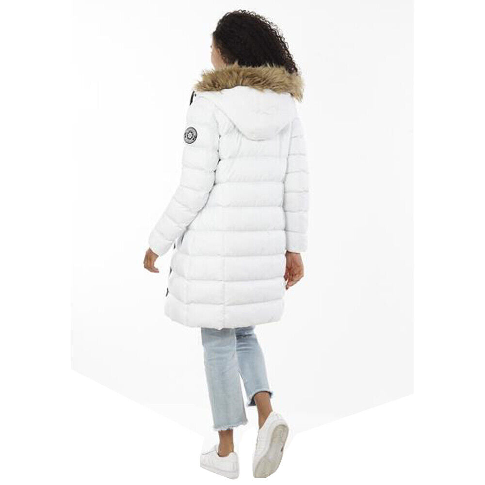 Womens Wizard Padded Hooded Long Jacket