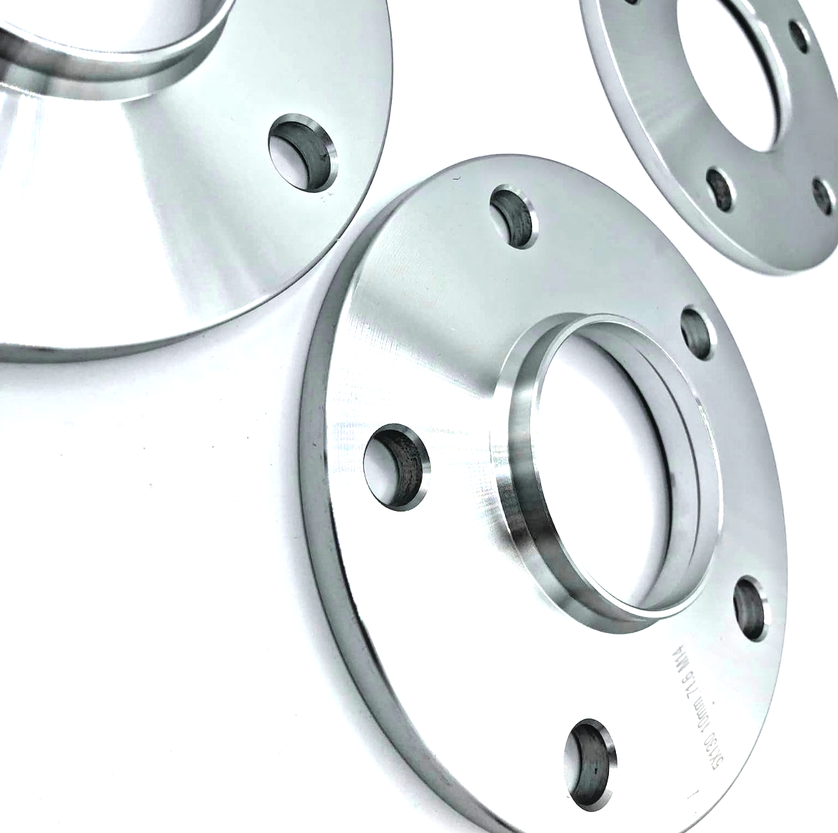 Porsche Wheel Spacers 15mm 5x130 Silver Bolt on Kit Pair Fits 911 Cayman Boxster