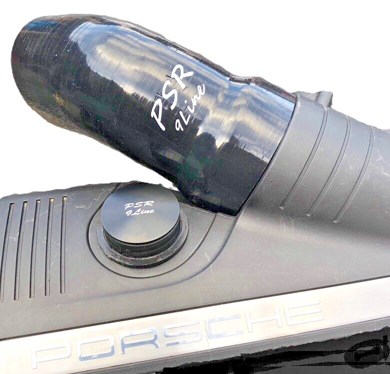 Porsche 997 Resonator Air Box Upgrade with Black Induction Pipe Kit