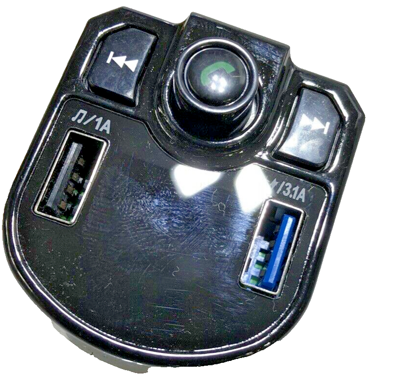 Bluetooth Hands-Free Car Kit with Dual USB Charger, FM Transmitter & MP3 Player