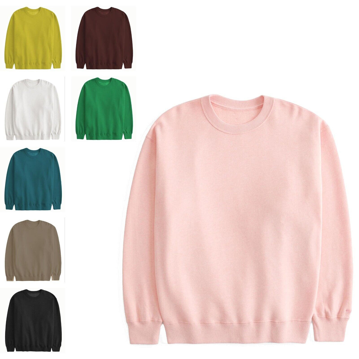 Womens Soft Feel Oversized Crew Sweatshirt