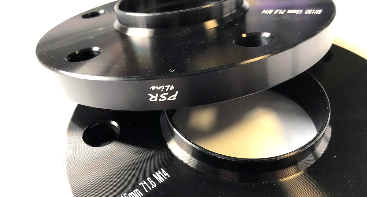 Black 12mm Wheel Spacers for Porsche 5x130 Pair with Extended Bolts AM UK Stock