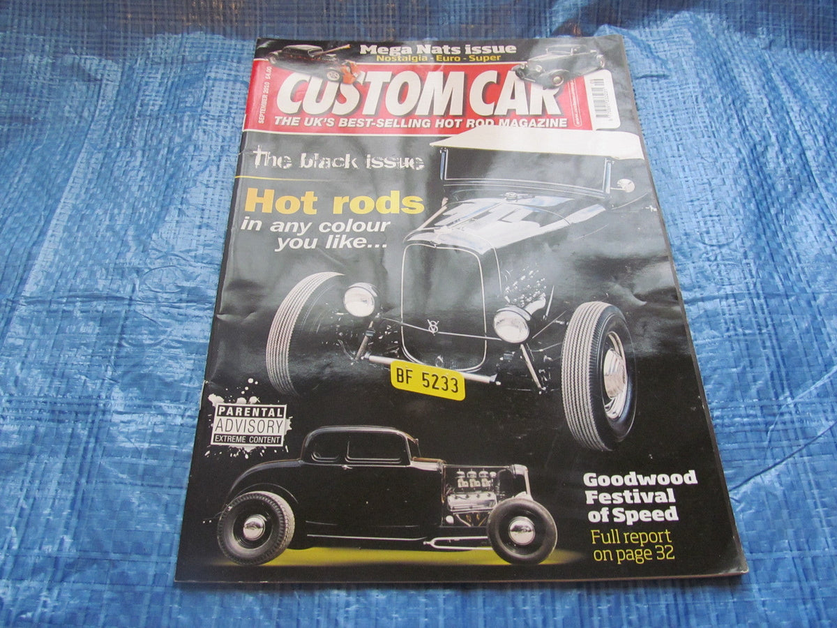 CUSTOM CAR MAGAZINE SEPTEMBER 2010 / HEMI COUPE V8 MODEL A FORD DEADSLED   #bk1