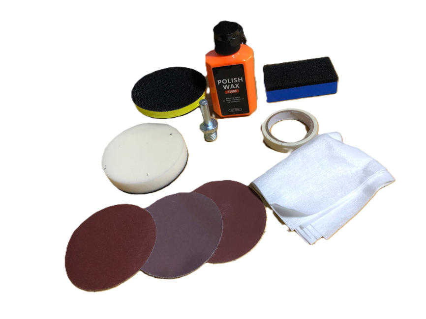 Car Headlight Repair & Restoration Kit — 13-Piece DIY Set | PSR9Line