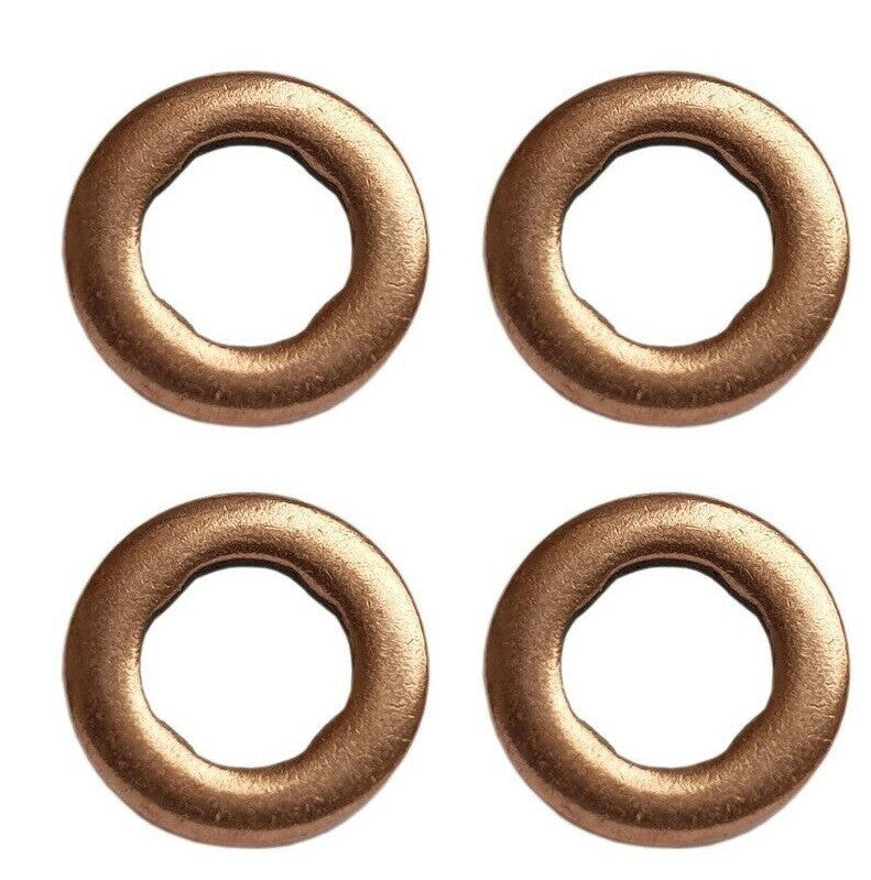 VW AUDI Diesel Fuel Injector Copper Washer 4PCS - F00VP01004 / 059130519B