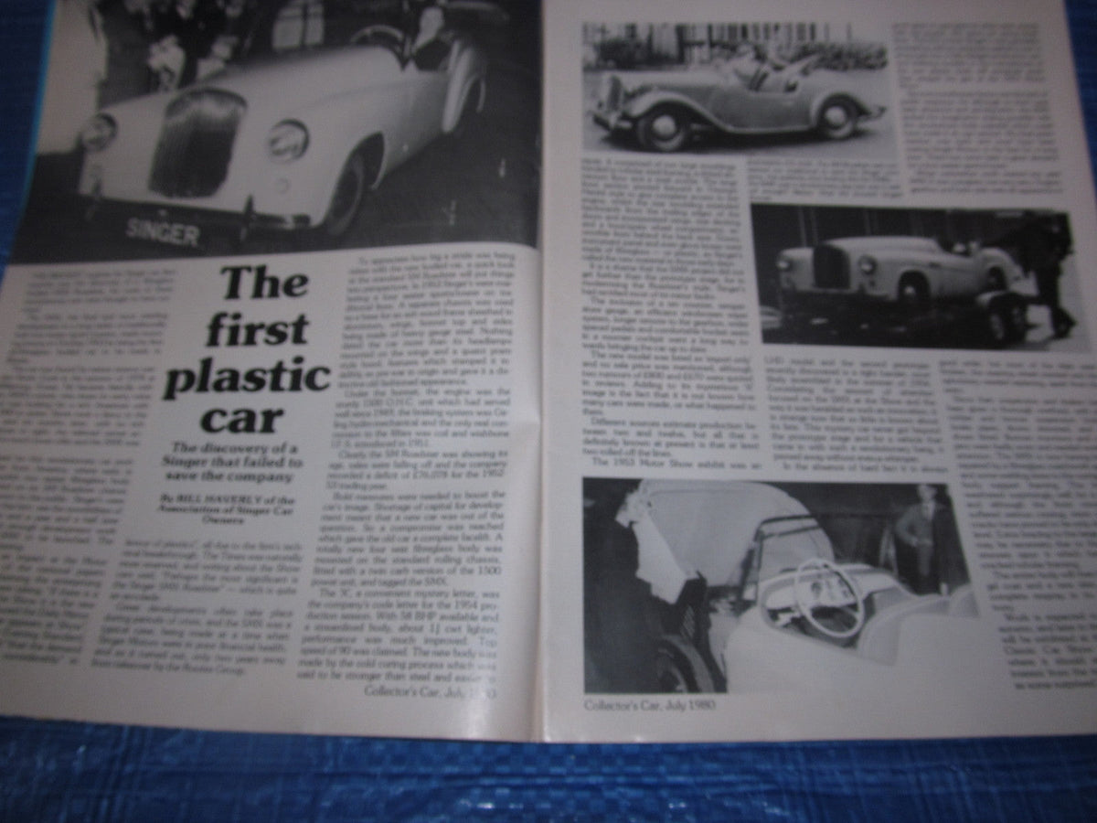 1980 JULY COLLECTORS CAR MAGAZINE / ROLLS ROYCE CITROEN MG AUSTIN 7 RACER  #bk1