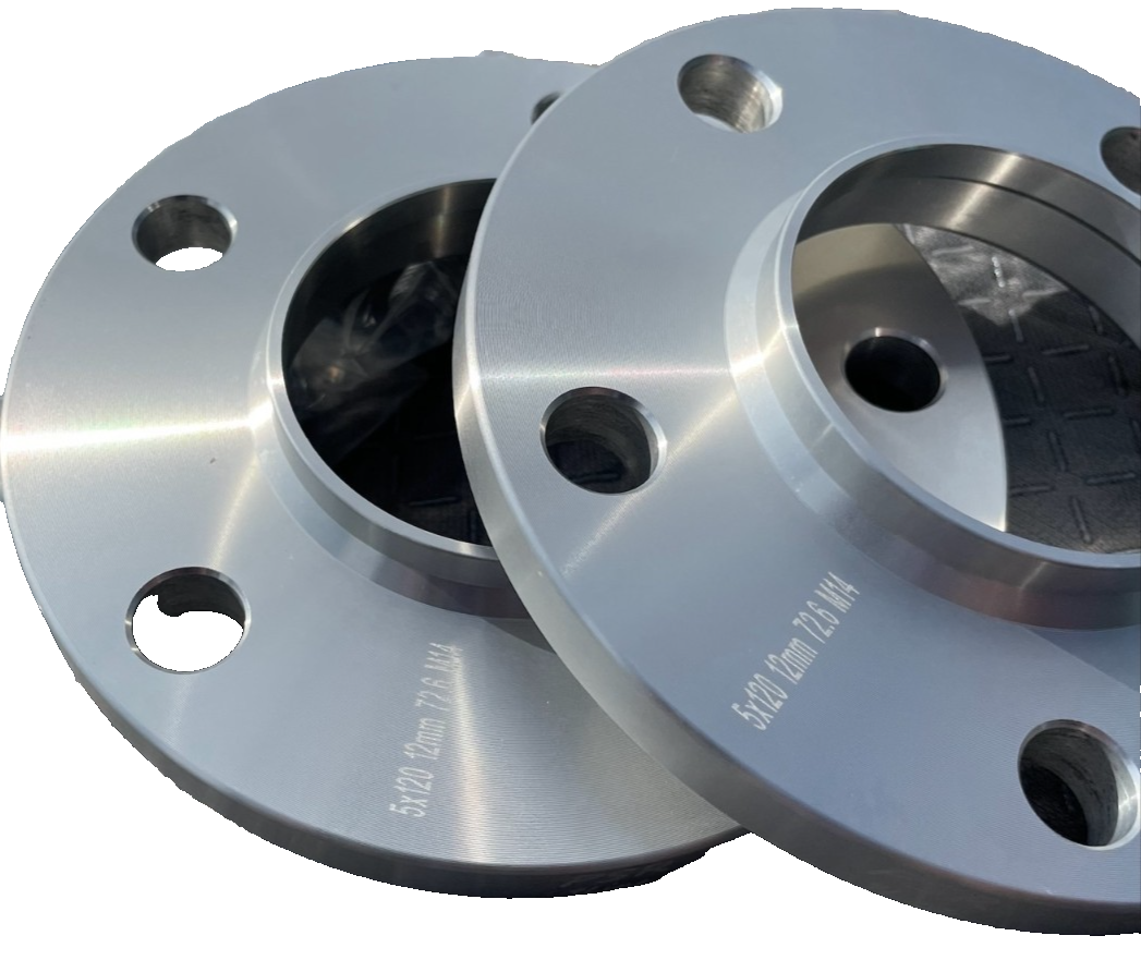 BMW 12mm Wheel Spacers 5x120 Hubcentric Bolt on Kit x4, Precision Fit in Silver