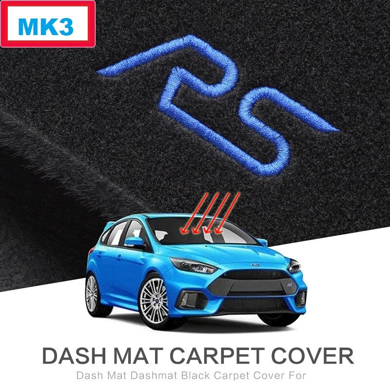 Dashboard Cover for Ford Focus RS MK3 2016-2018 Trim Mat Sun Protection UK Post.