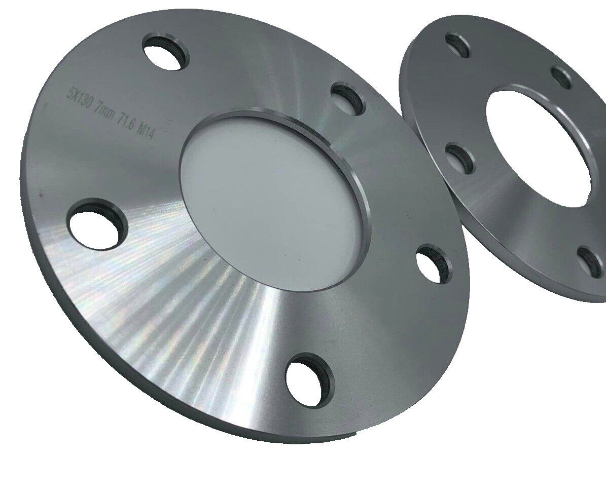 Porsche Wheel Spacers 7mm Set Of 2 in Silver 5x130 PSR9Line
