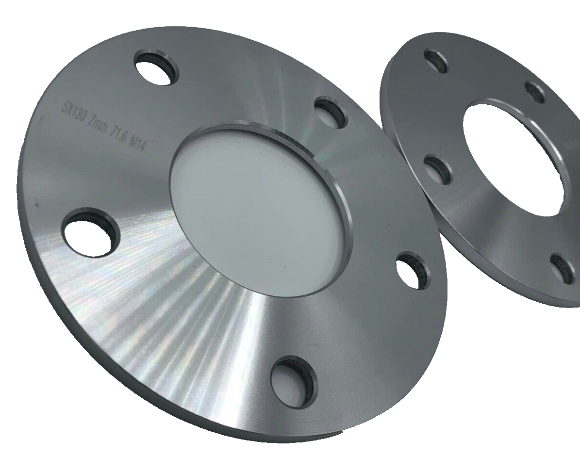 Porsche Wheel Spacers 7mm Set Of 2 in Silver 5x130 PSR9Line
