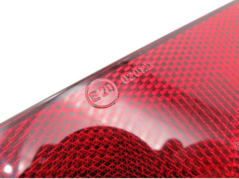 Vehicle Rear Safety Reflectors Red - MOT Legal for Trailers Trucks Caravans # x2