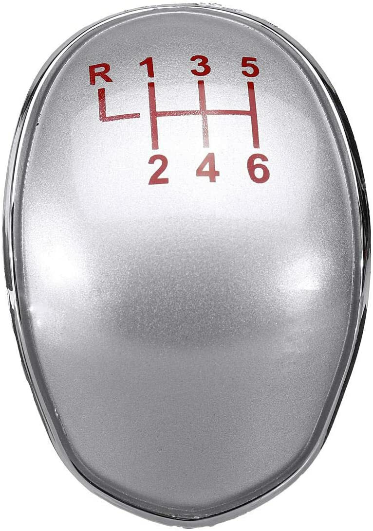 6 SPEED GEAR STICK KNOB CAP COVER RED PATTERN FOR FORD FIESTA FOCUS ST TRANSIT