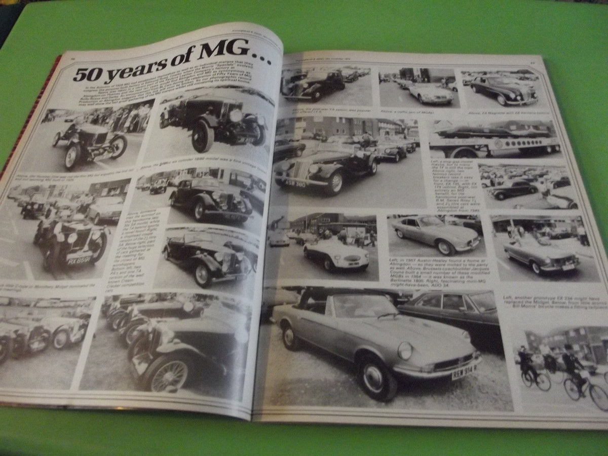 THOROUGHBRED AND CLASSIC CARS MAGAZINE NOVEMBER 1979 #C4