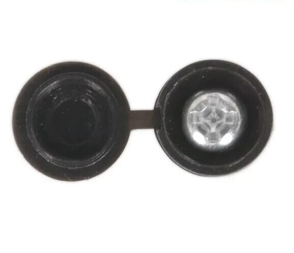 Number Plate Fitting Kit Set, Screws & Caps White Yellow Black For UK Vehicles.