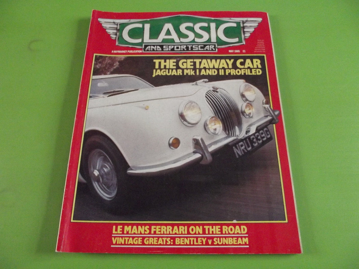 CLASSIC AND SPORTSCAR MAGAZINE MAY 1985 #c1