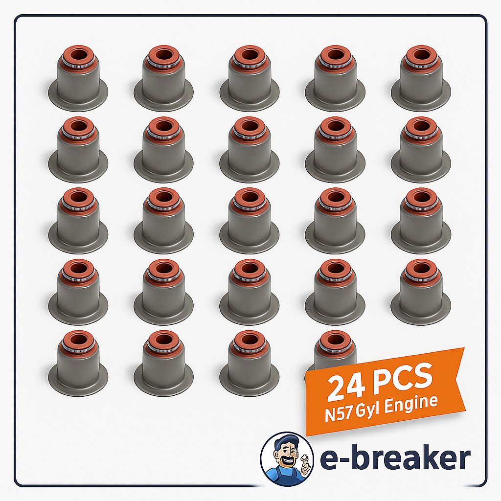 BMW N57 Engine Valve Stem Seal Repair Kit 11347812926 – 24 Seals 6Cyl Diesel OE+
