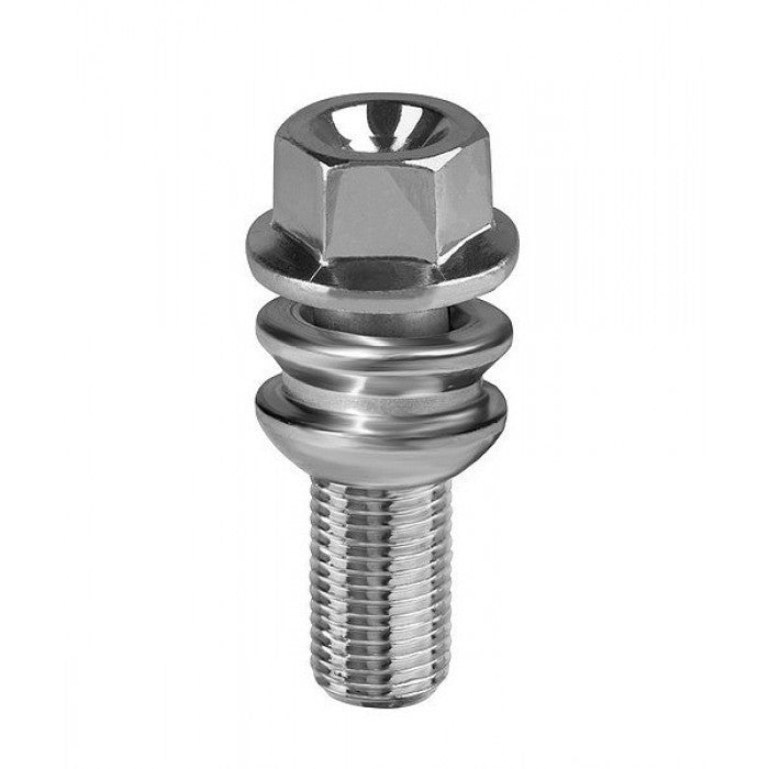 Silver Porsche Wheel Spacers 15mm 5x130 Kit with Extended O.E Bolts, HubCentric