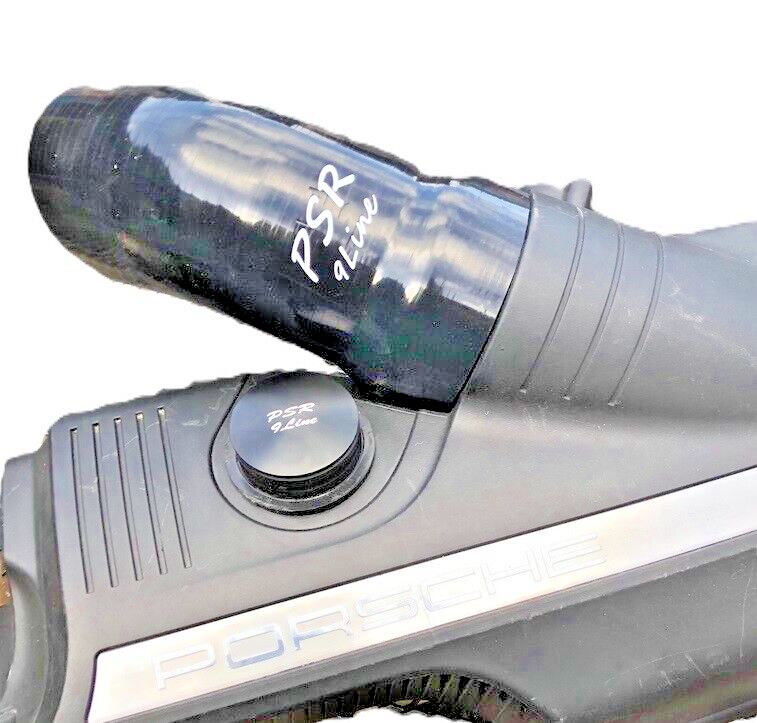 Porsche 997 Resonator Air Box Upgrade with Black Induction Pipe Kit