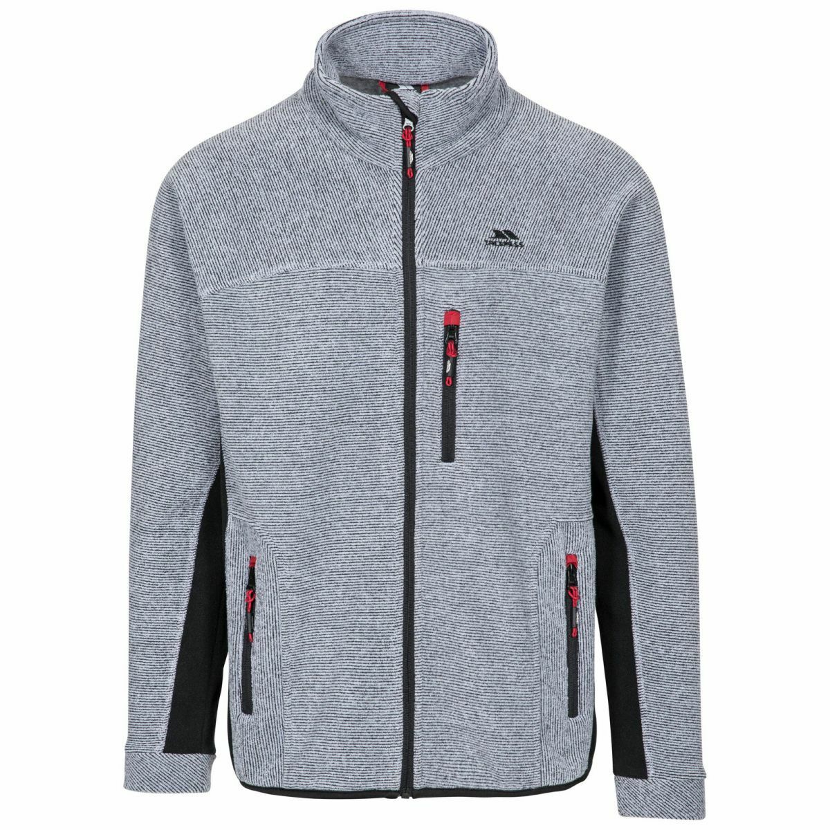 Mens Jynx Heavyweight Full Zip Fleece Jacket with Rib Effect