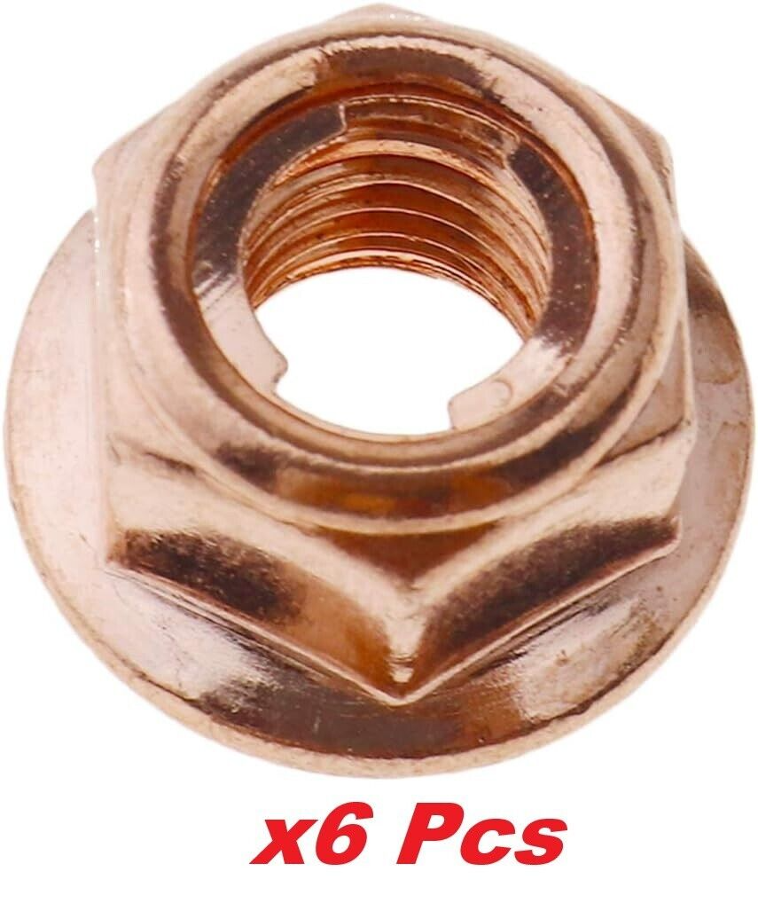 BMW Exhaust Manifold Copper Nut - 1 2 3 4 5 6 X Z Series x6 Pcs