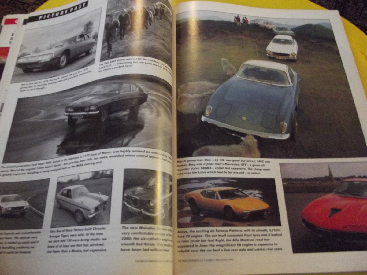 CLASSIC CARS MAGAZINE JUNE 1992 #c3