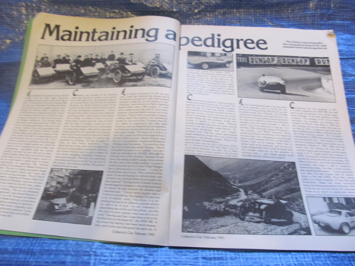 1981 FEBUARY COLLECTORS CAR MAGAZINE / AC ACE AUSTIN 7 SUNBEAM TIGER MUSEUM #bk1