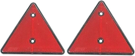 RED TRIANGLE REFLECTOR