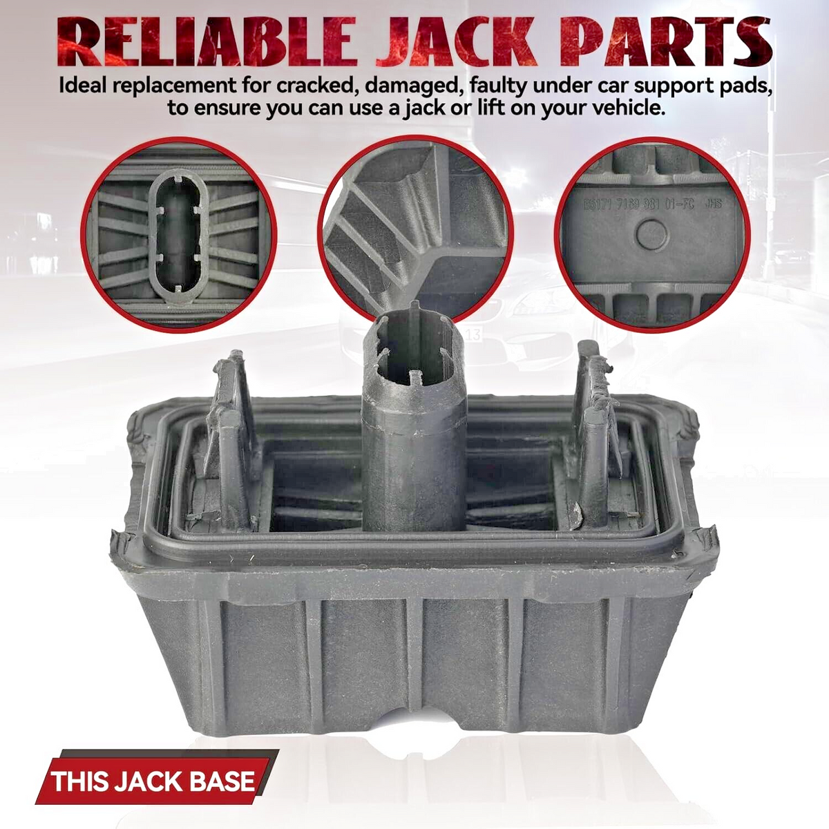 BMW Jack Lift Point Underbody Vehicle Mount HD OEM Fits 1 3 5 X1 E87 E90 F10 F06