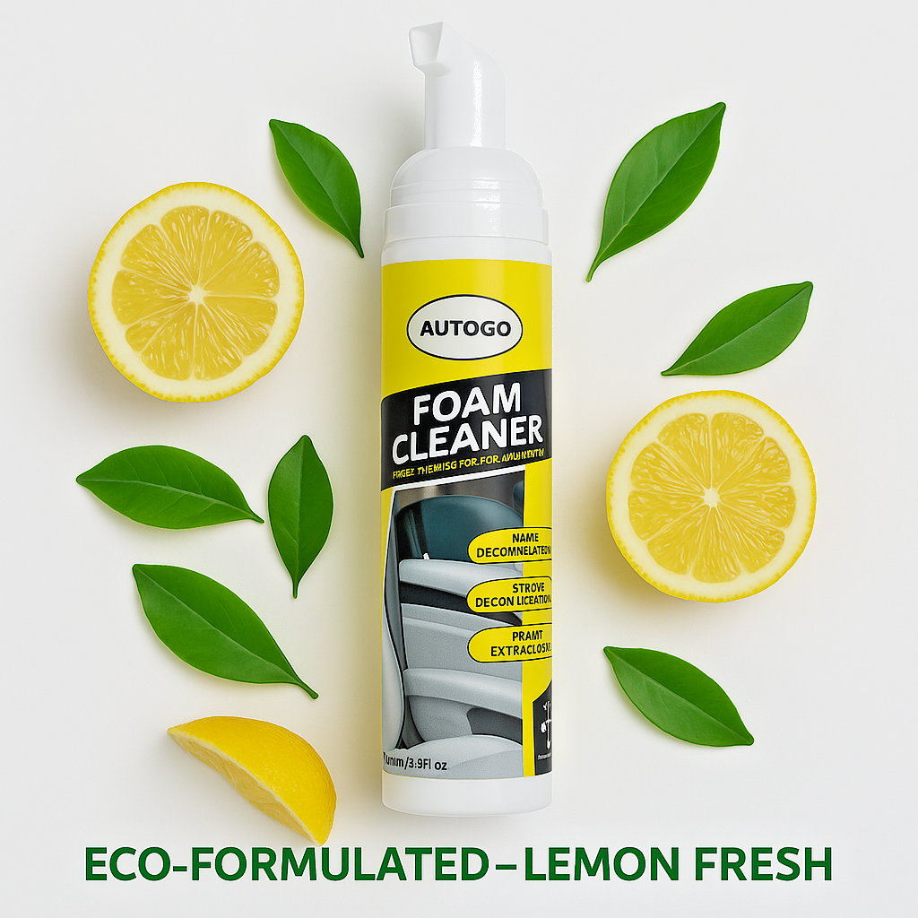 AUTOGO-PRO Foaming Car Interior & Trim Cleaner — Lemon Scent 100ml | PSR9Line