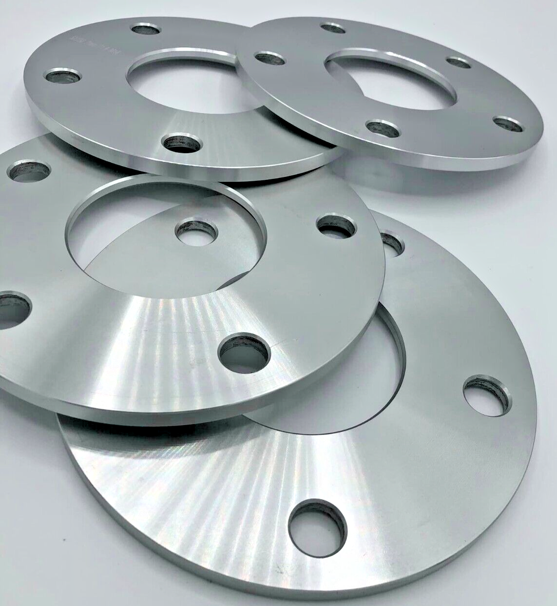 Porsche Wheel Spacers 7mm + Extended AF Bolts Set Of 4 in Silver 5x130 PSR9Line