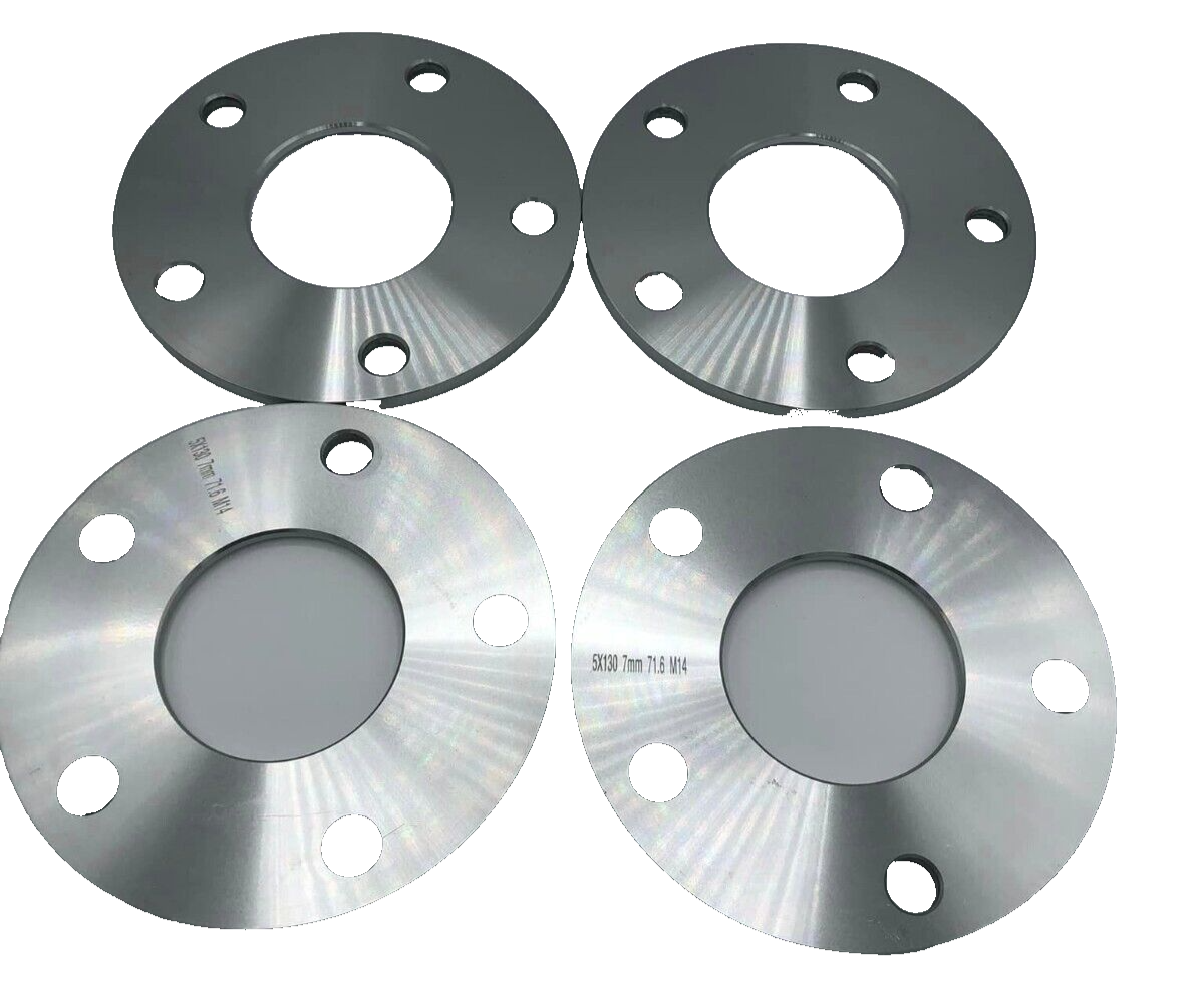 Porsche Wheel Spacers 7mm + Extended OE Bolts Set Of 4 in Silver 5x130 PSR9Line