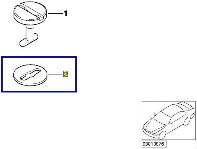 MINI Floor Mat Carpet Twist Clips x5 Compatible with R50,R52,R53 2001-08
