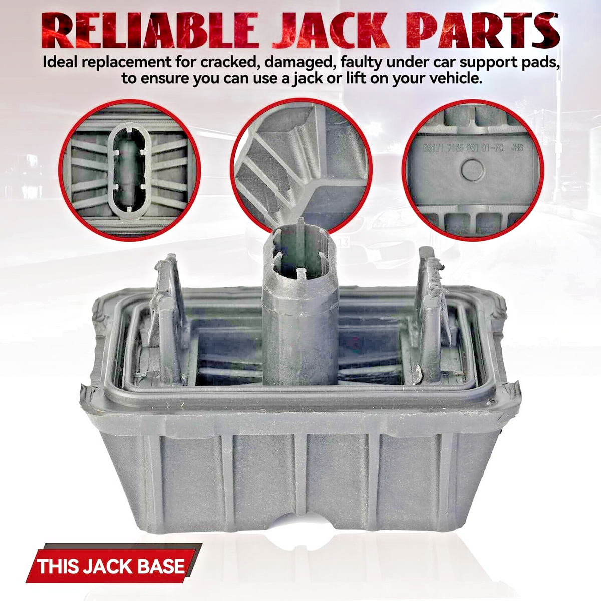 Jacking Point Mount Cover MINI CLUBMAN & COUNTRYMAN OE 51717237195