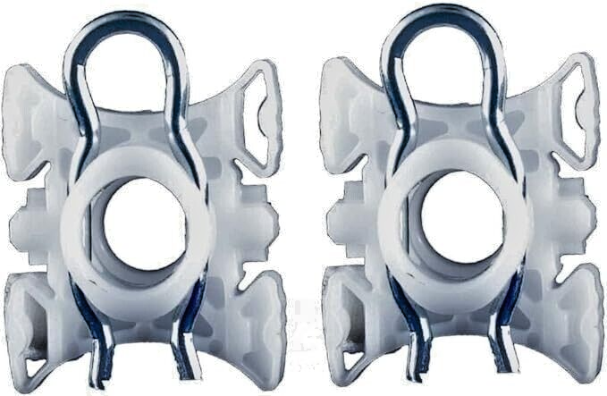 BMW e36 Window Regulator Slider Lifting Mechanism Spring Loaded Clips x2 Pc Pair