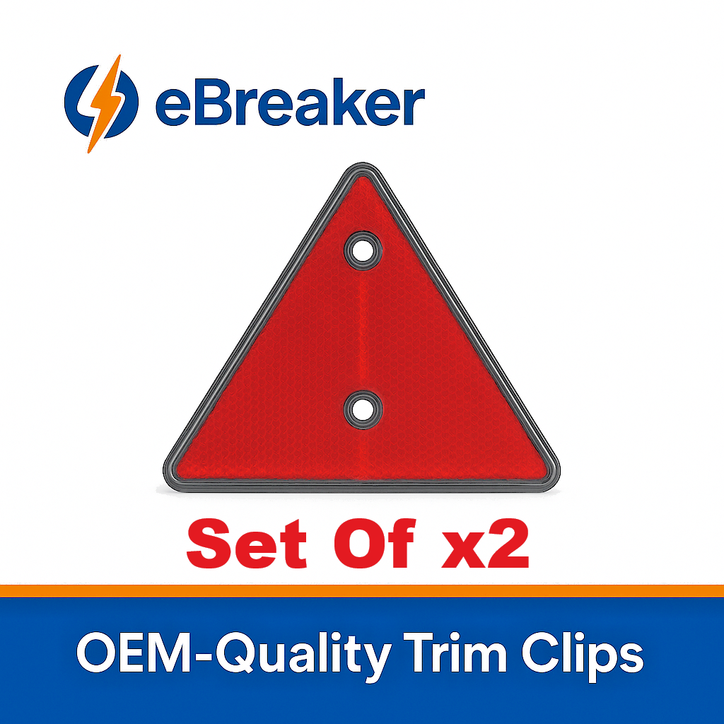 RED TRIANGLE REFLECTOR