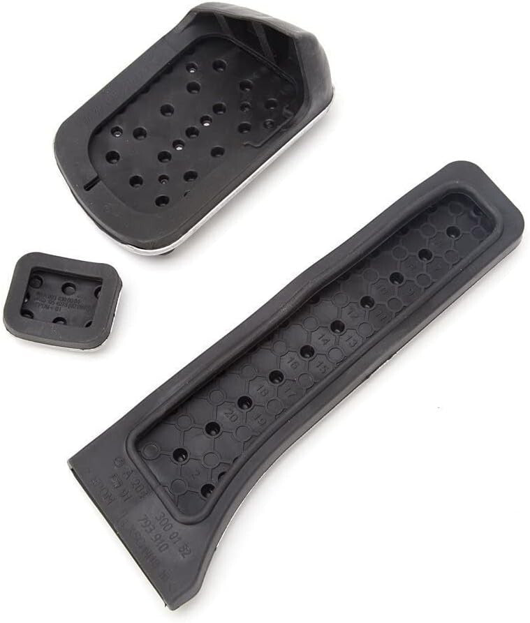 NEW Mercedes AMG Sport Pedal Covers Set 3PC Stainless Steel For A B C E S SL SLC