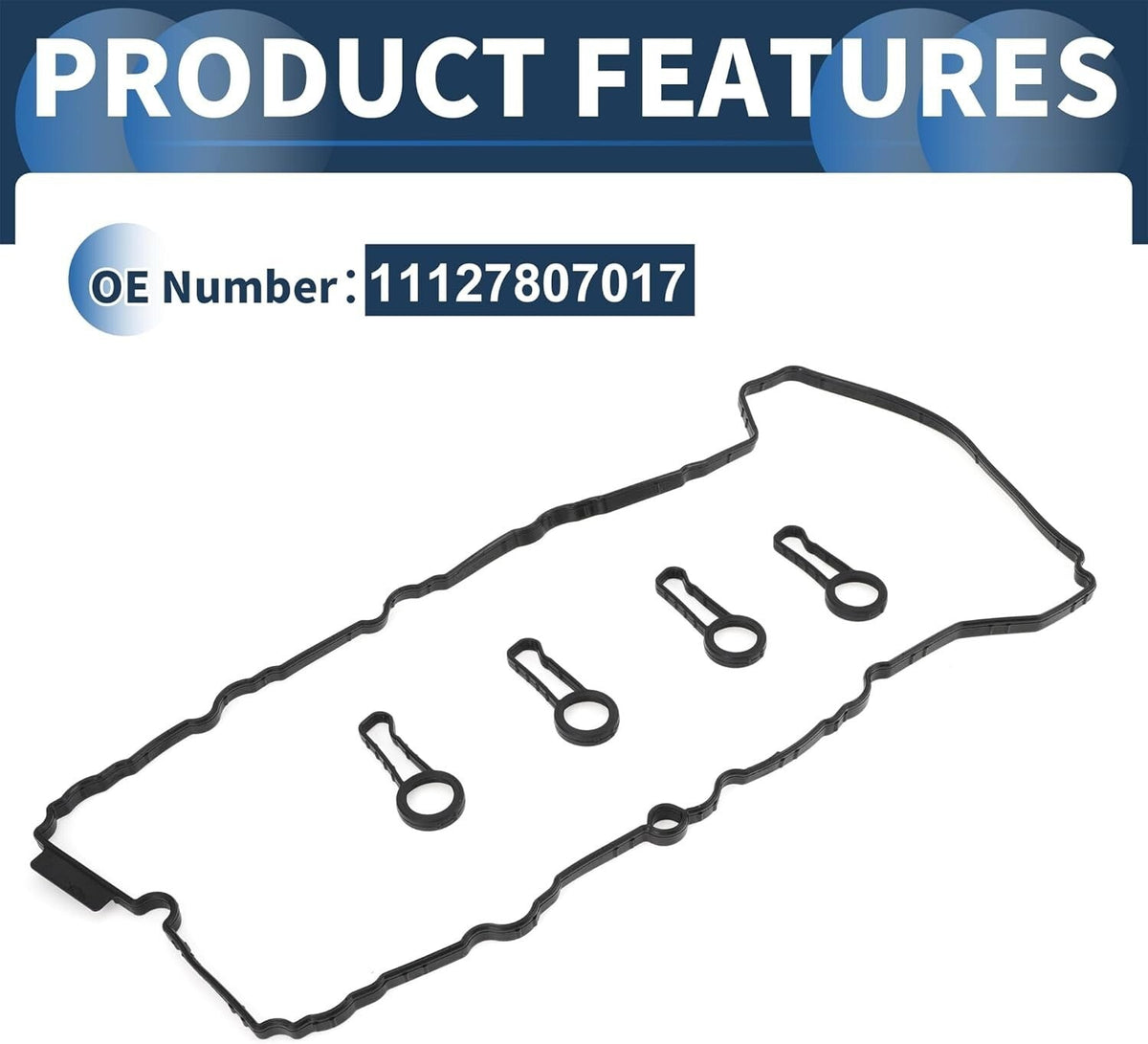 BMW 2.0 N47 Camshaft Cover Gasket Kit – 1/3/5 Series, X1/X3/X5 Premium Leak Fix.