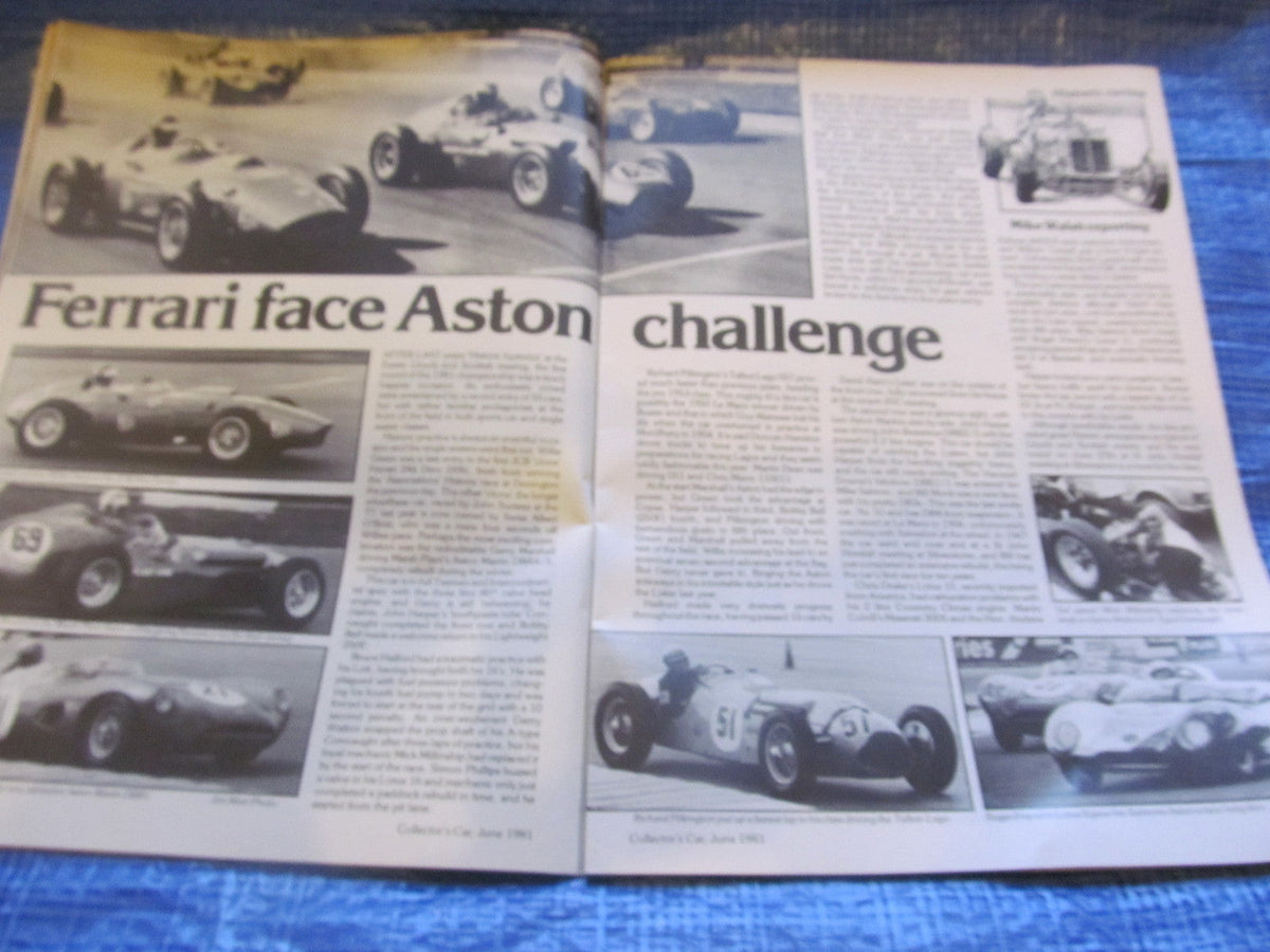 1981 JUNE COLLECTORS CAR MAGAZINE / MG TRIBUTE AUSTIN 16 MIKE HAWTHORN   #bk1