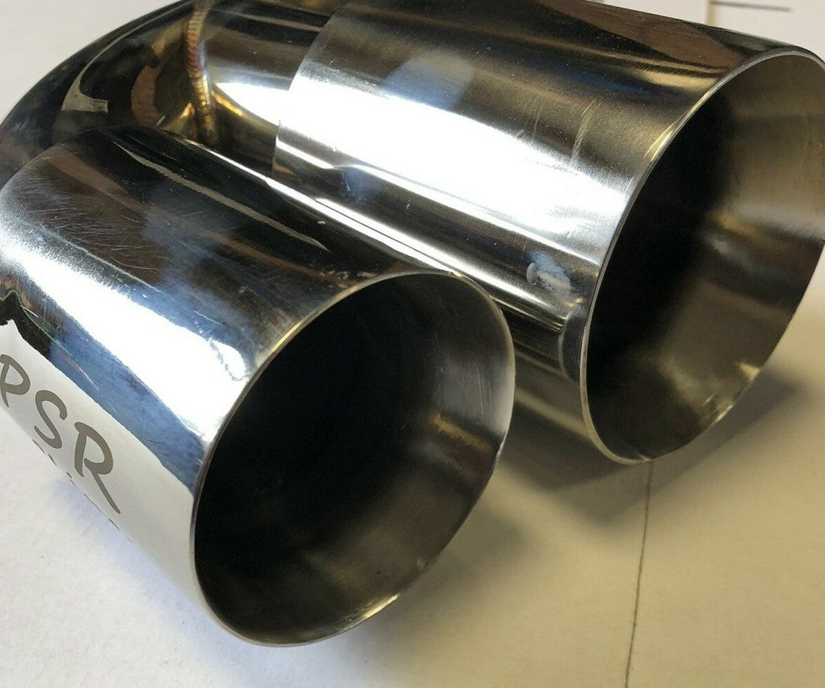 Silencer Delete Bypass  Exhaust  Cup Car Exit Pipes for PORSCHE 997 911 PSR9Line