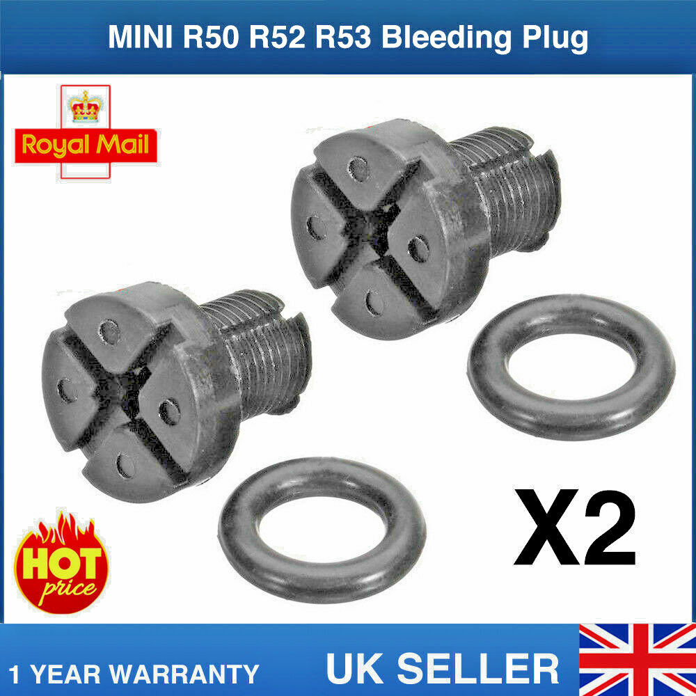 MINI R50 R52 R53 VENT SCREW PLUG WATER HOSE BLEED BLEEDING COOLING SYSTEM