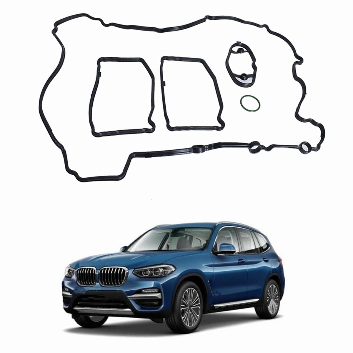 BMW Rocker/Cam/Cylinder Head Valve Cover Gasket Set – N20 N26 Engines – 11127588