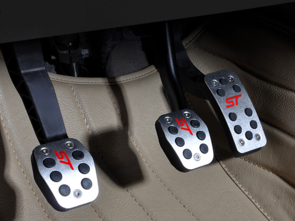 FORD Focus ST Alloy Brake Clutch Accelerator Pedal covers MK2 & MK3