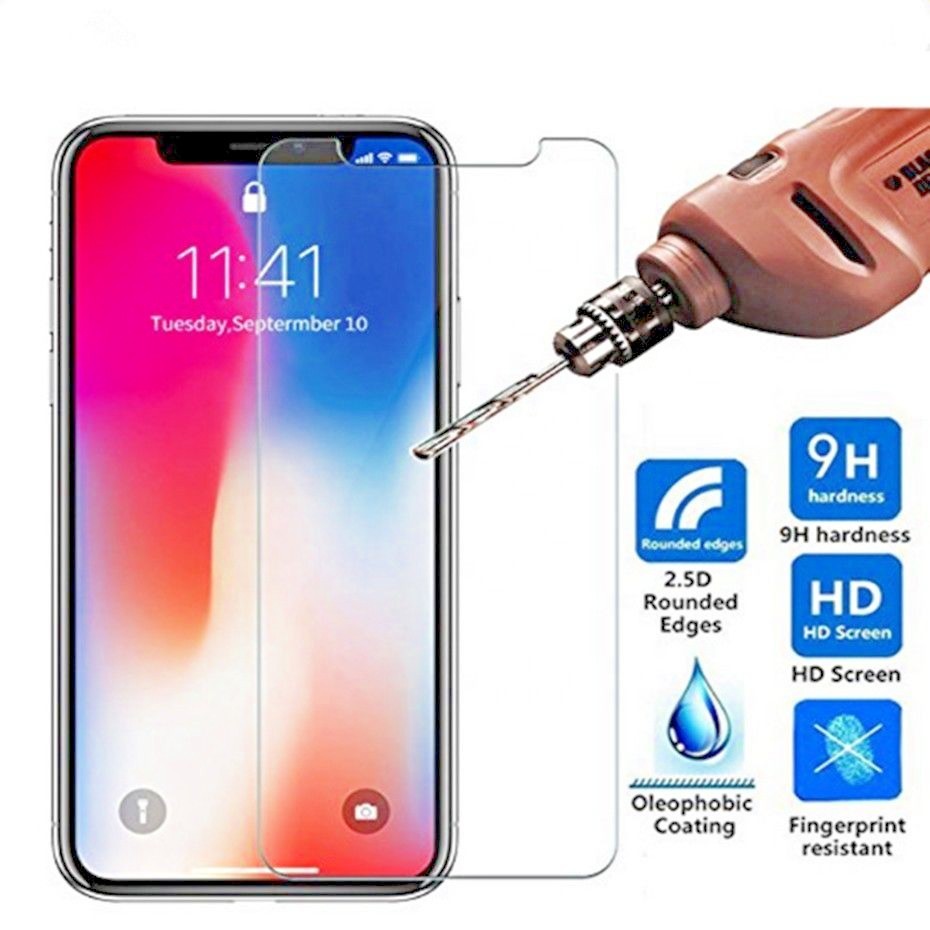 For Apple IPhone X 9H Genuine Tempered Glass Screen Protector XS Guardian